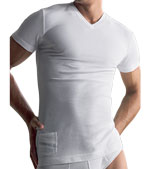 Diesel Cotton Stretch V-Neck T-Shirt